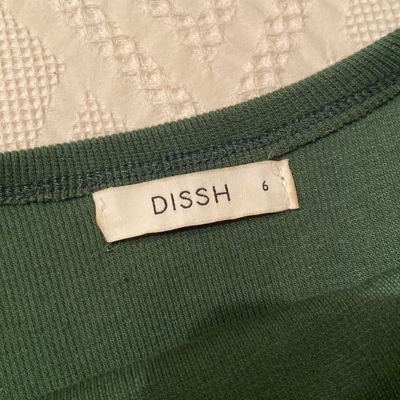 Dissh Green Bodycon Mini Dress Size 6 - Picture 3 of 3